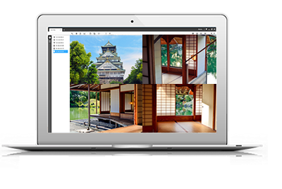 屋外防雨800万画素(4K )PoEネットワークカメラ(AP-830FRE）の CMS(中央集中監視システムソフトウェア)