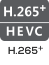 H.265＋ビデオ圧縮方式